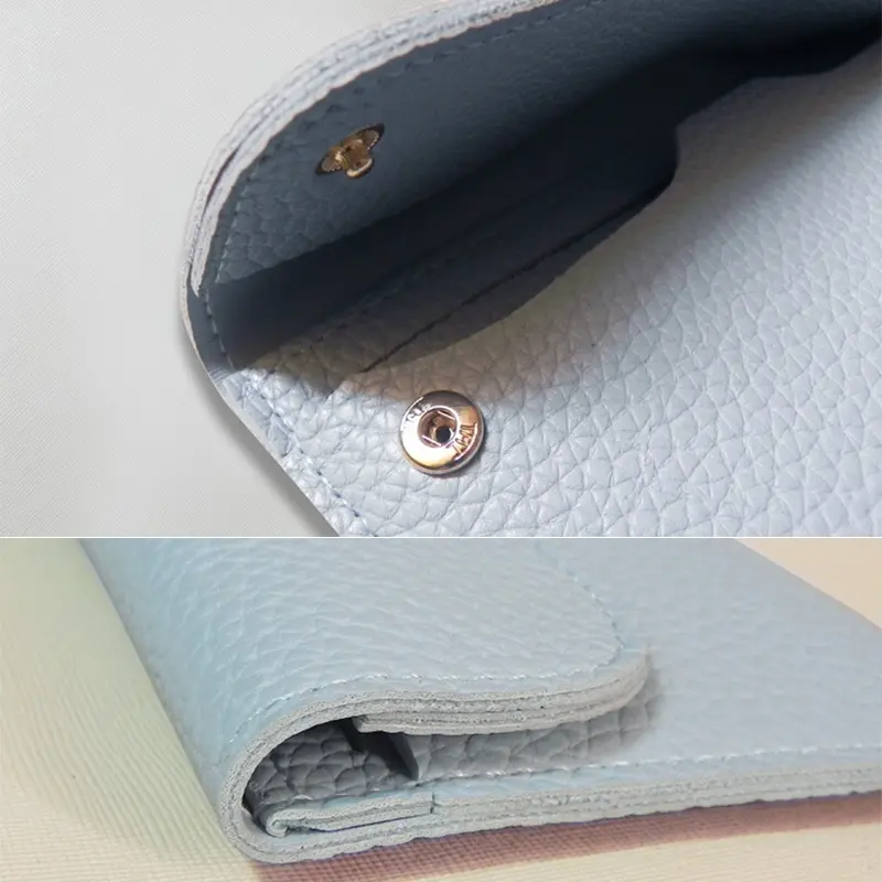 Women's Long Purses Wallets Metal Buckle Simple Girls Wallets Money Clips Pocket Card Holder Engraving Wallets Phone Clutch Bag