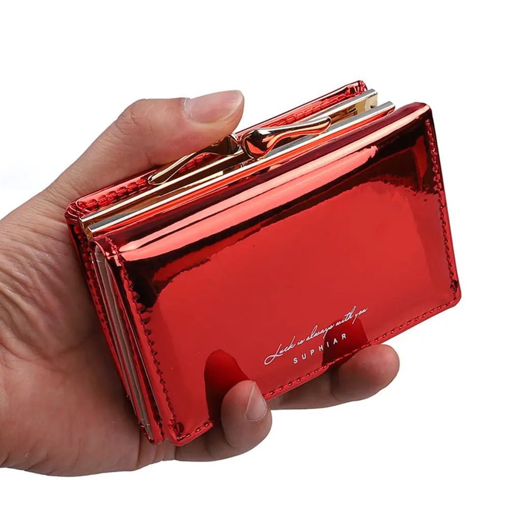 New Women Wallets Female Large Capacity Pu Leather Purses Short Hasp Purse for Women Small Money Bag Coin Card Holders Clutch