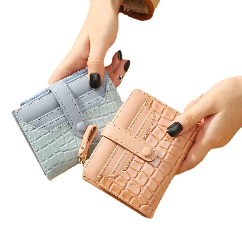Women Short Wallet Small Fashion Luxury Brand Leather Purse Ladies Card Bag For Women Clutch Female Purse Money Clip Wallet 2022