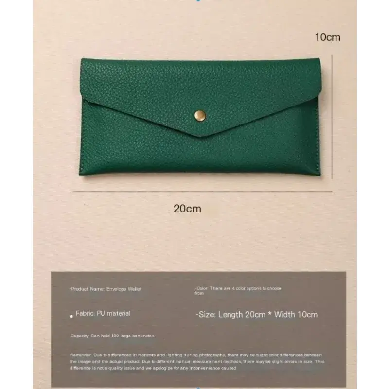 Portable Women's Long Wallet with Hand Strap, Phone Organizer & Multi-Card Holder, Solid Color Fashion Bag for Daily Travel