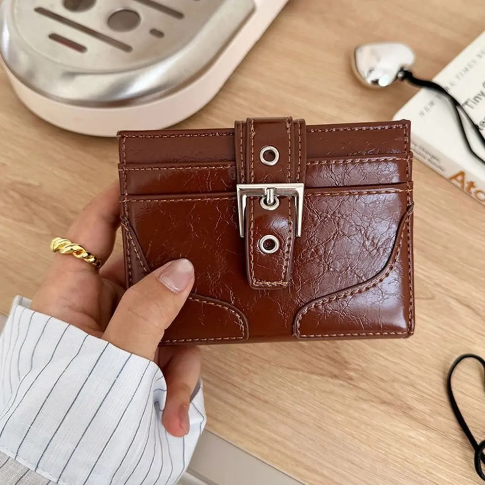 Casual Korean Style Women Short Wallet Purse Short Clutch Card Bag Multi-function Zipper Coin Pouch Outdoor