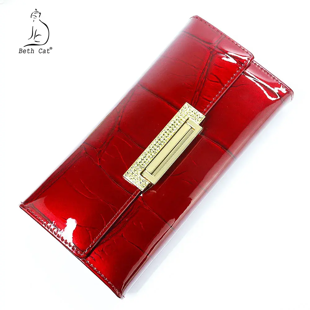 Women's Wallets  Brand Design High Quality Leather Wallet Luxury Stone Pattern Female Clutch Long Coin Card Holder Purses