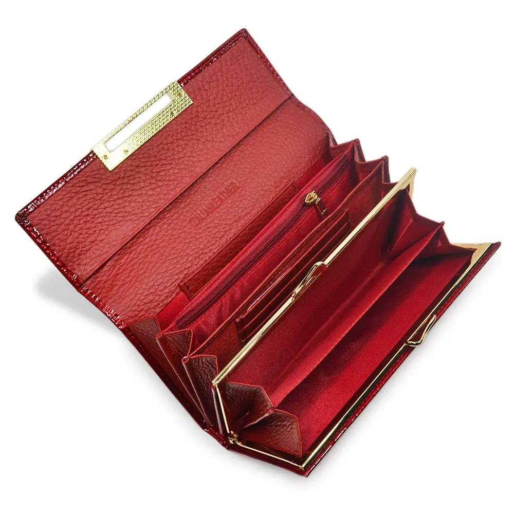 Women's Wallets  Brand Design High Quality Leather Wallet Luxury Stone Pattern Female Clutch Long Coin Card Holder Purses