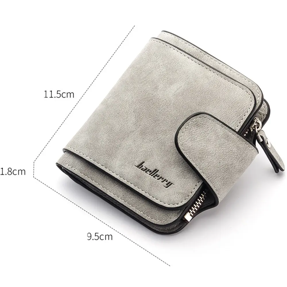 2024 New Women Wallets Free Name Engraving Small Fashion Wallets Zipper PU Leather Quality Female Purse Card Holder Wallet