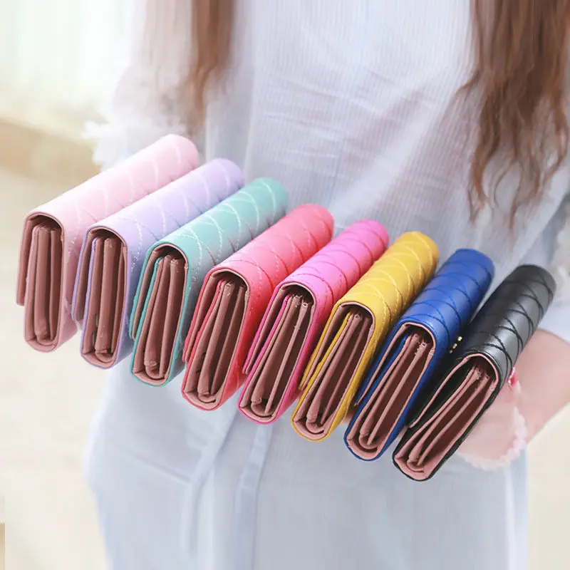 Fashion Women's Long Wallet Crown PU Leather Bifold Card Holder Money Purse Organizer Cellphone Handbag for Daily Use