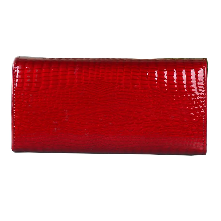 Alligator Pattern Genuine Leather Wallet Woman Long Ladies Cowhide Purse Diamond Decorated Card Holder Clutch Bag