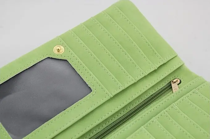 Fashion Women Large Capacity Leather Wallets Lady Long Big Zipper Purse Female Money Bag Phone Clutch Walet Wristlet