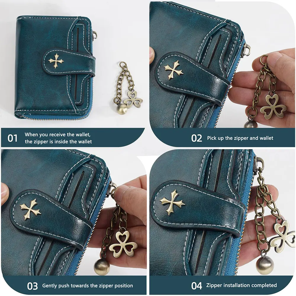 New Name Engraving Short Women Zipper Wallets Top Quality Female Coin Purses Big Capacity PU Card Holder Women's Wallet
