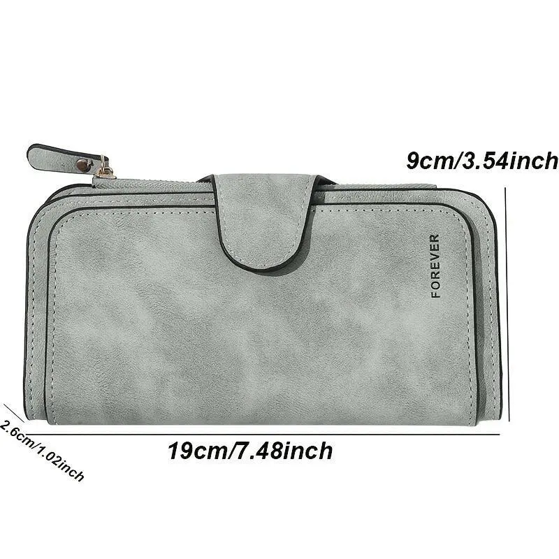 2025 Women's Wallet Pu Leather Female Purse Coins Pocket Card Holder Money Bags  Lady Long Clutch Wallet Random Letter Print