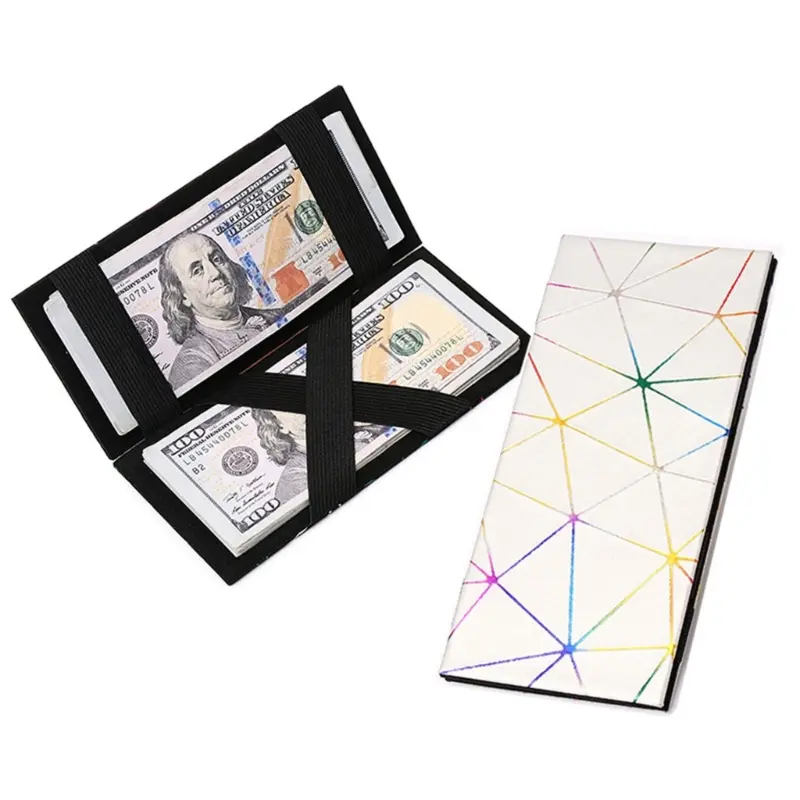 PU Leather Wallets Coin Bag Long Purse Magic Wallet Coin Purse Change Purse Cash Purse Diamond Long Wallets Card Bag