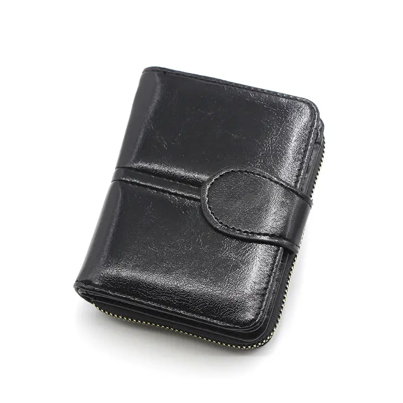 Women's Leather Wallet For Credit Card Female Coin Purse Fashion Clutch bag Zipper small wallet Women Wallets cartera mujer