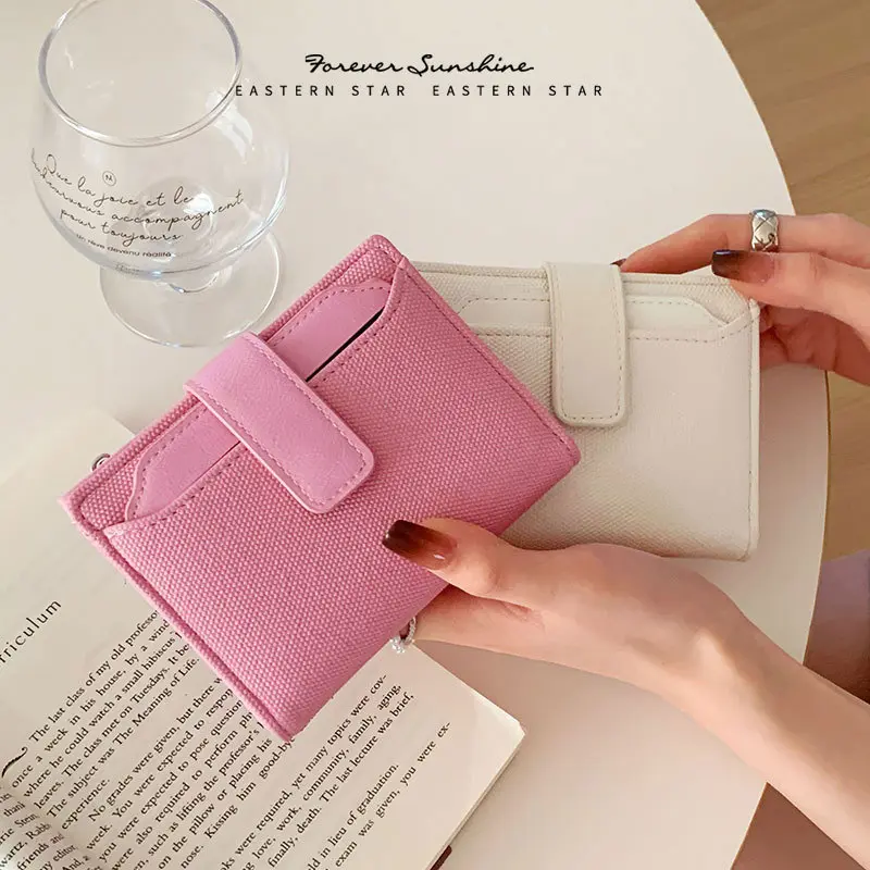 New Women's Wallets Female PU Leather Purses Ladies Short Zipper & Hasp Purses Large Capacity Money Bag Solid Coin Card Holders