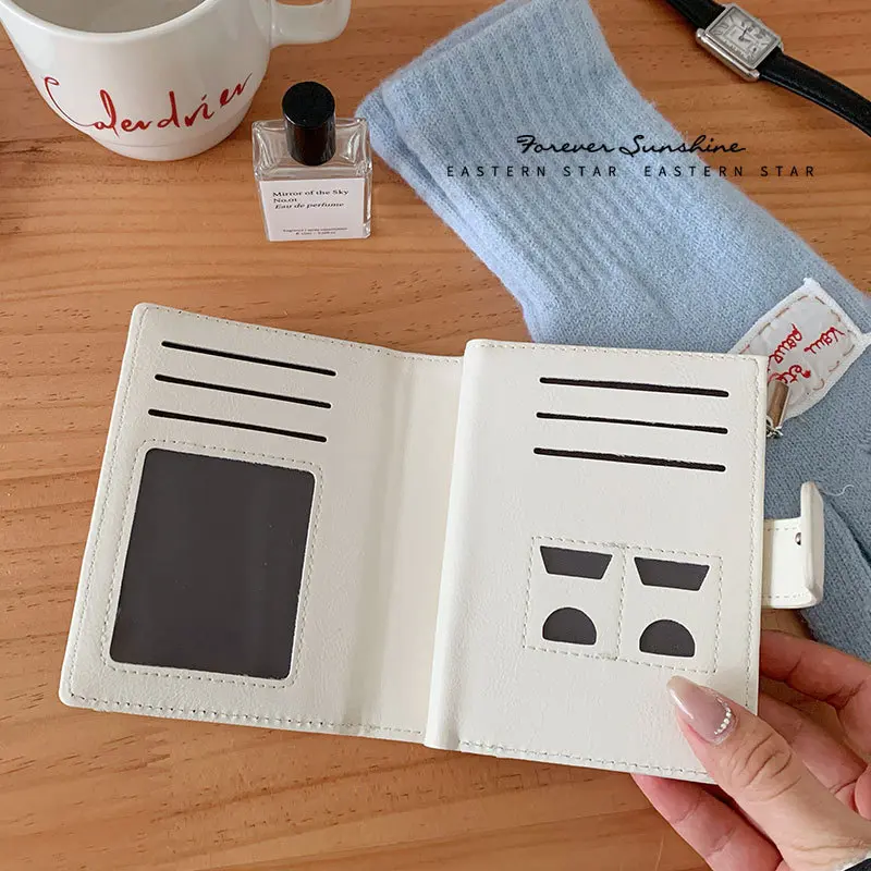 New Women's Wallets Female PU Leather Purses Ladies Short Zipper & Hasp Purses Large Capacity Money Bag Solid Coin Card Holders