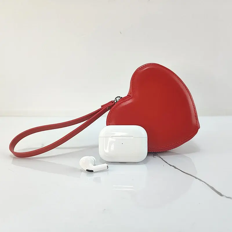 JIOMAY Kawaii Wallet for Girls Designer Purses for Women Wedding Card Mini PU Leather Heart Bag Wholesale Cute Coin Clutch