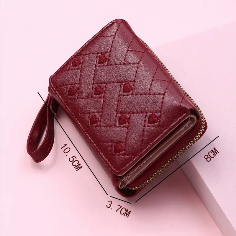 Wallets for Women Cute Wallet Luxury Lady Pink Purse Womens Small Women Leather Wallet Coin Purse 2023 New