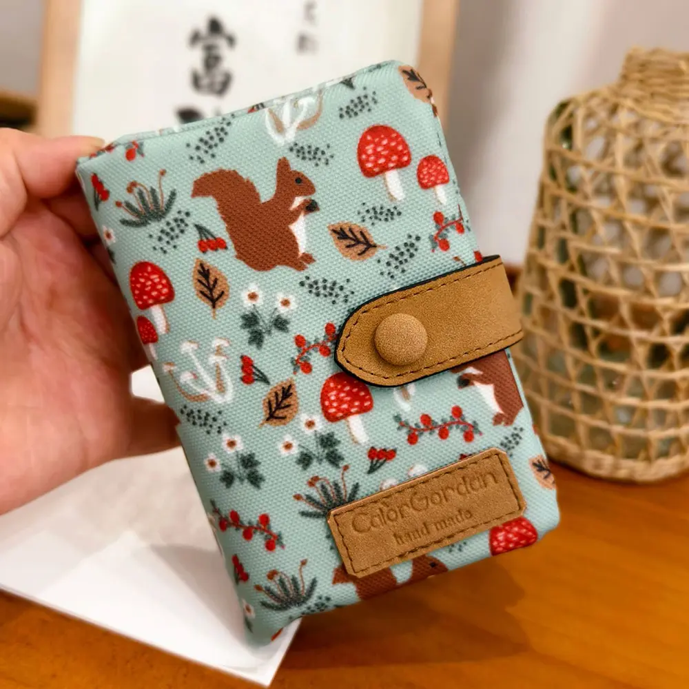 New Hot Selling Women's Wallet Short Hasp Polyester Purses For Women Casual Large Capacity Money Bag Ladies Coin Card Holders