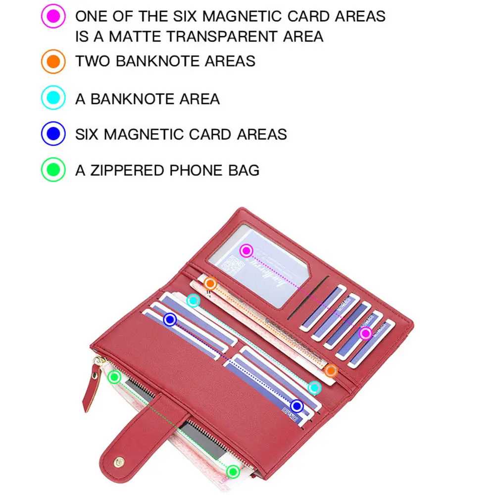 2022 New Women Wallets Plaid Pattern Soft PU Leather Long Female Purse With Zipper Quality Fashion Card Holder Wallet For Women