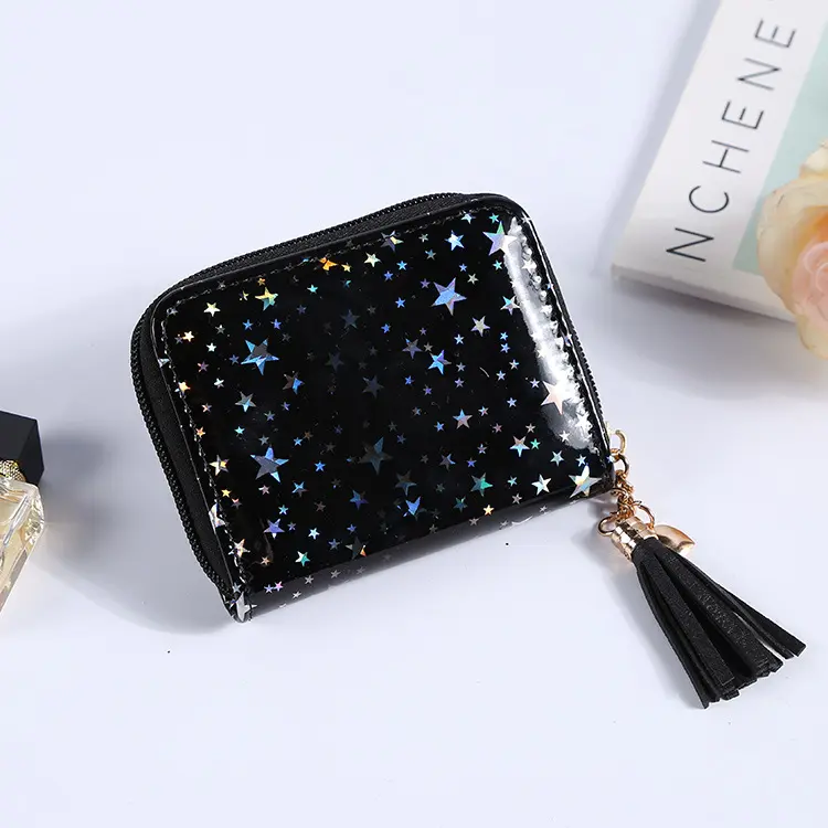 Short Tassel Wallet Women Fashion Purse Female Mini Wallets New Korean Students Lovely Purse Female Small Wallet for Girl