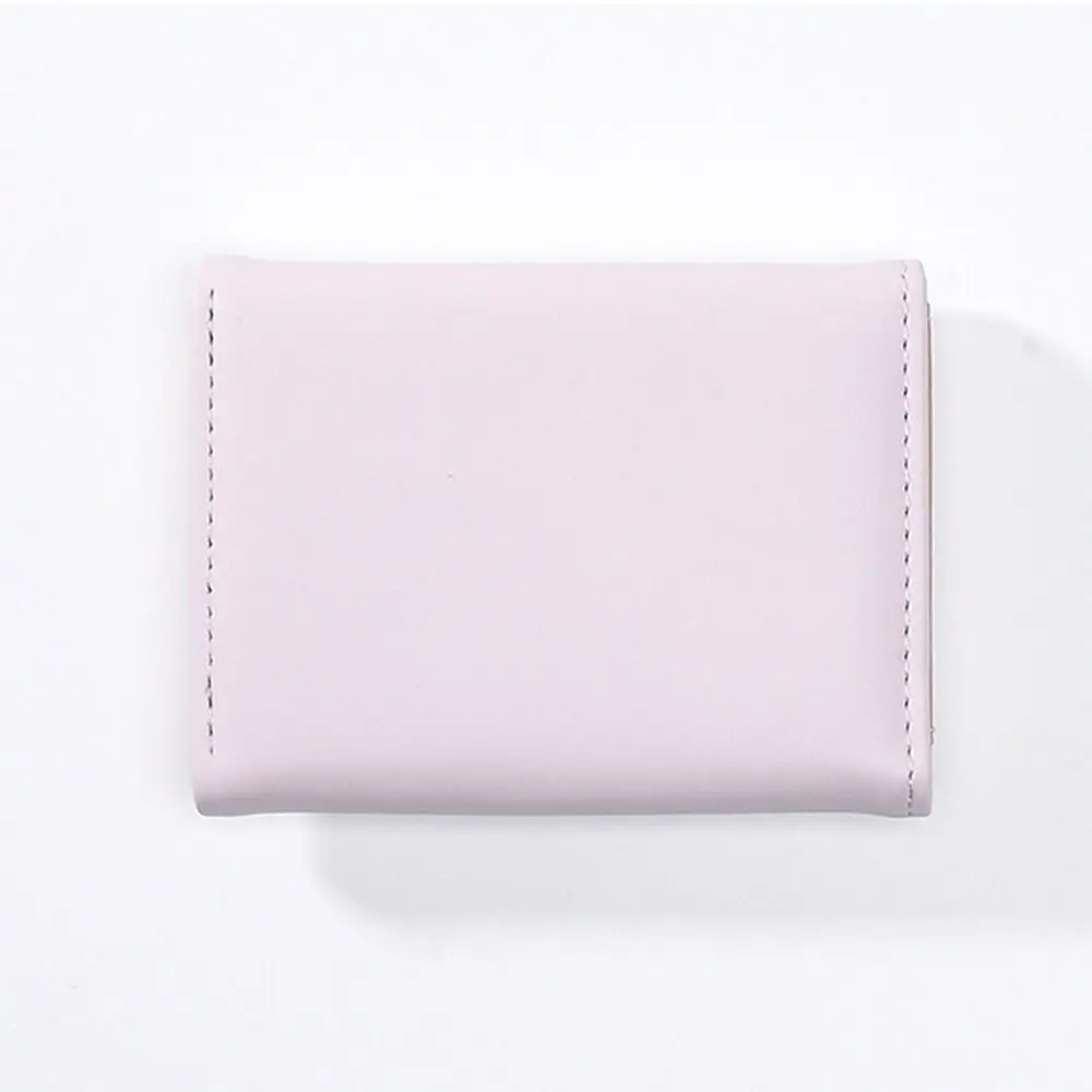 Simple Pu Leather Hamster Short Wallet Printing Coin Purse Folding Purse Bank Card Bag Change Purse Card Holder Girls