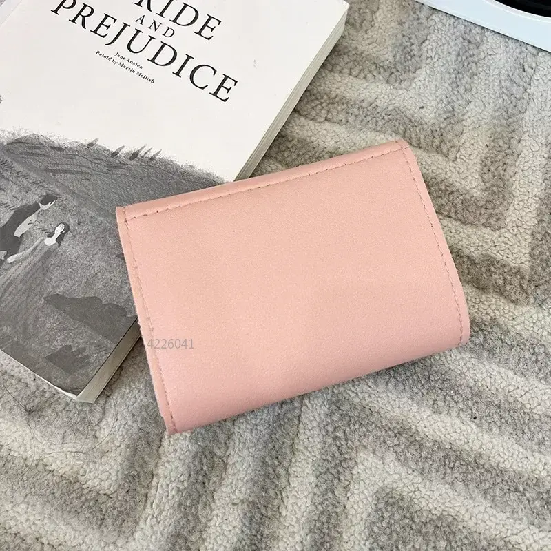 Ladies Short Purse Bags Bow Short Magnetic Purse Discount Ladies Mini Cheap Change Purse Wallets for Women