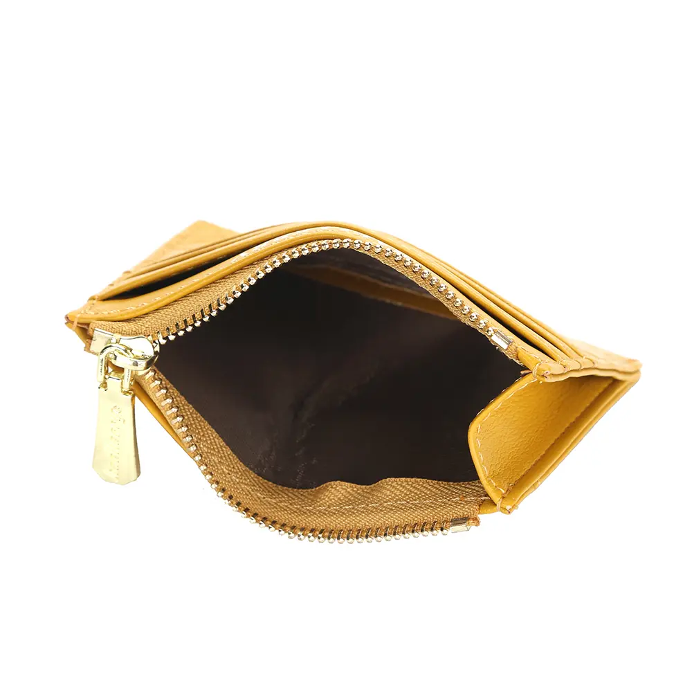 New Mini Women Wallets Card Wallets Slim Zipper PU Leather Top Quality Fashion Female Purse Card Holder Wallet