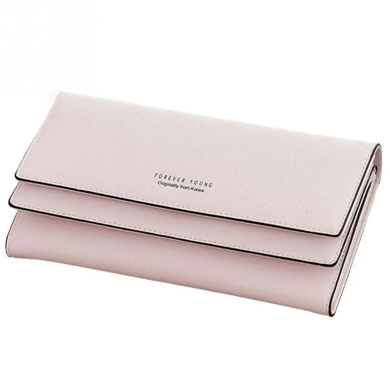 Fashion Hasp Leather Wallet Purse Clutch Money Women Wallet Large Capacity Card Holder Coin Purse