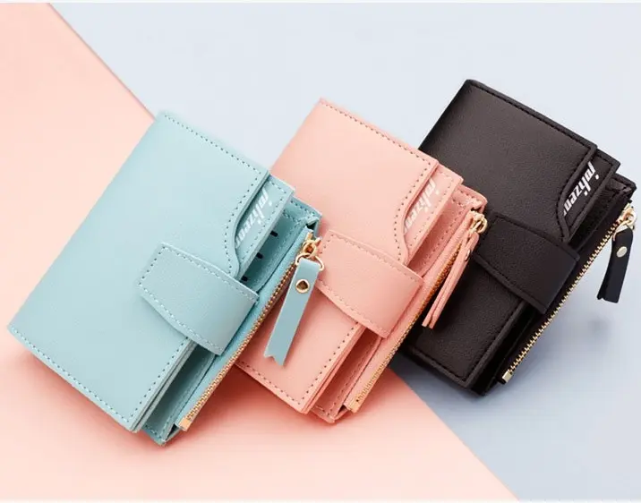 Mini Purse Small Women Wallet Female For Girls Lady Pink Wolet Walet Perse Money Bag Caibu Cardholder Parse Business Card Holder