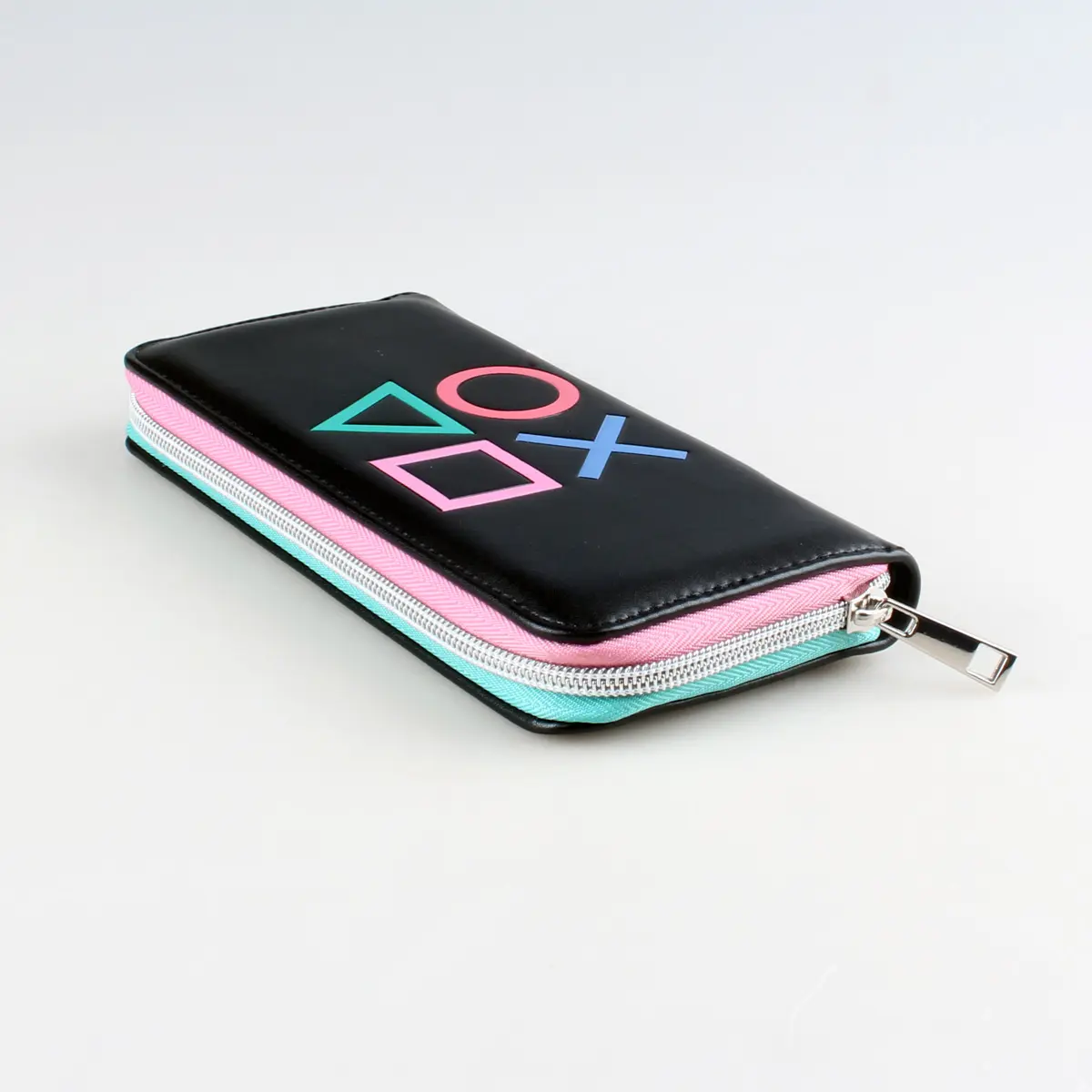 Game Printing Zipper Money Coin Purse Women Card Holder Long PU Leather Clutch Wallet Large Capacity  Lady