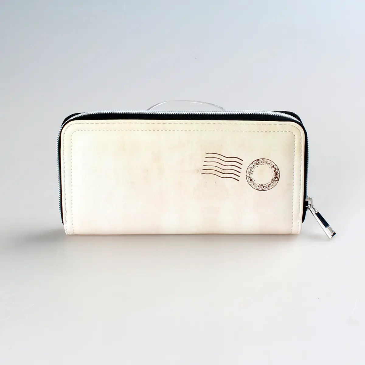 Retro Envelop Long Wallet, Textured Clutch Coin Purse, Classic Credit Card Holder