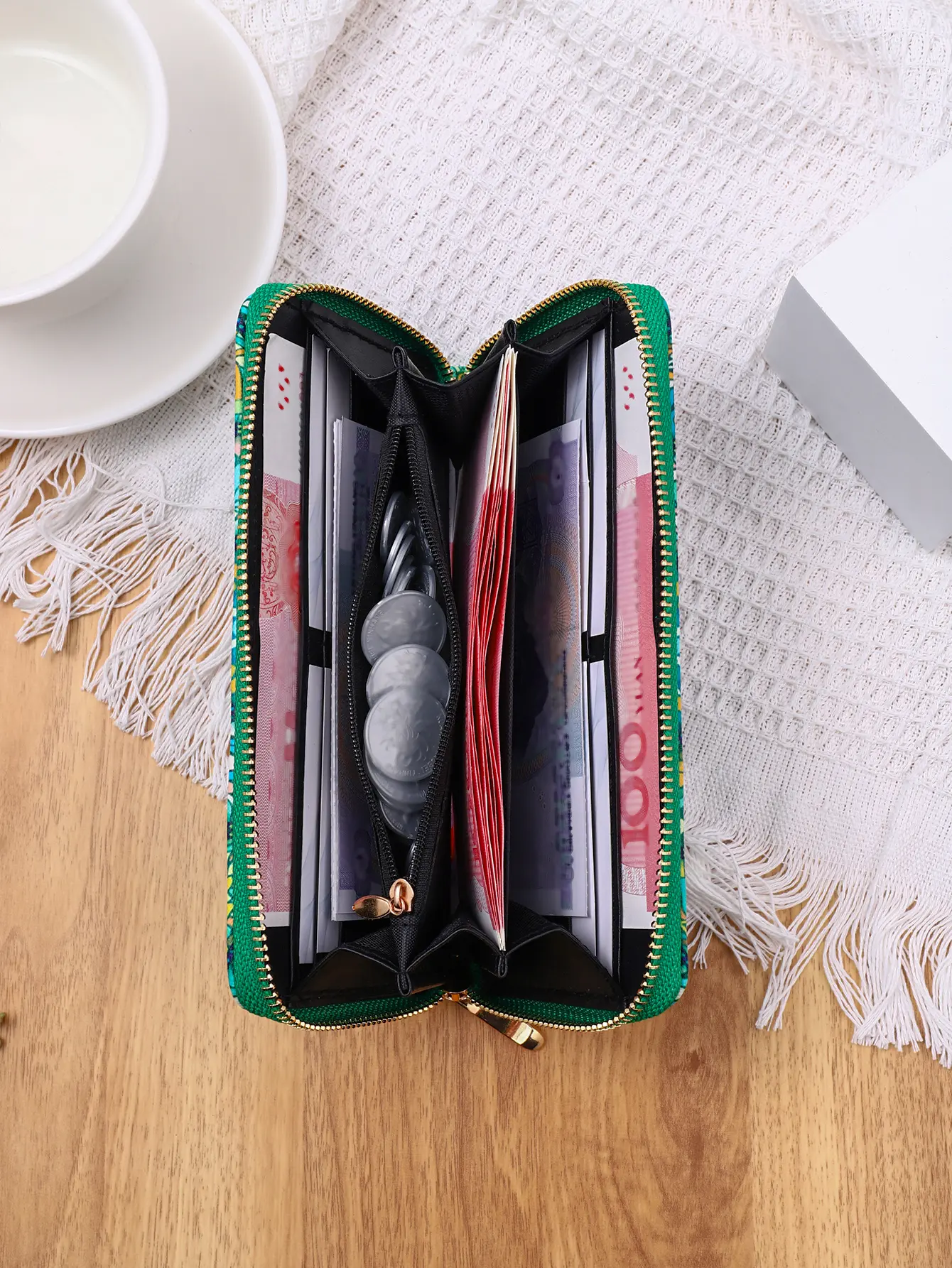 Fashionable Bosnia Wallet Multifunctional And Multi Card Slot Card Bag Hand In Hand To Hold Bag Simple Money Bag