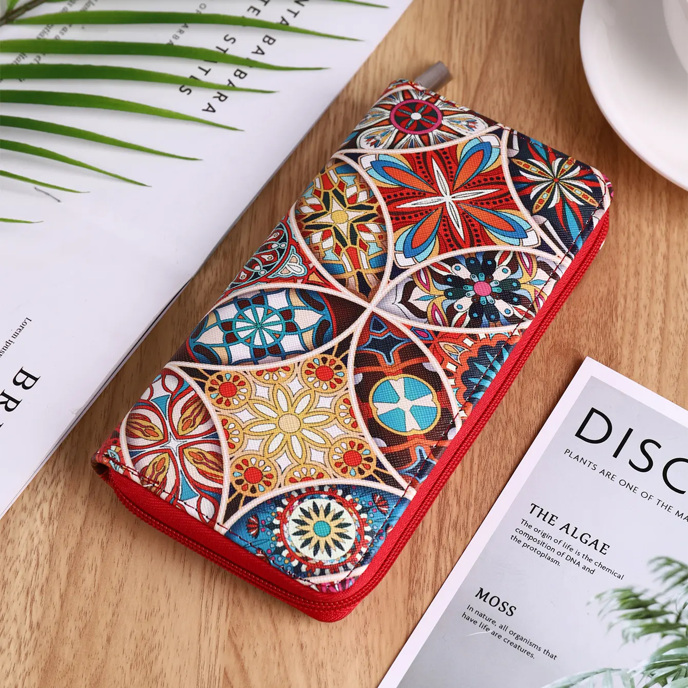 The new creative high-quality wallet, large capacity, portable, trendy long bag, multi-functional personality coin purse