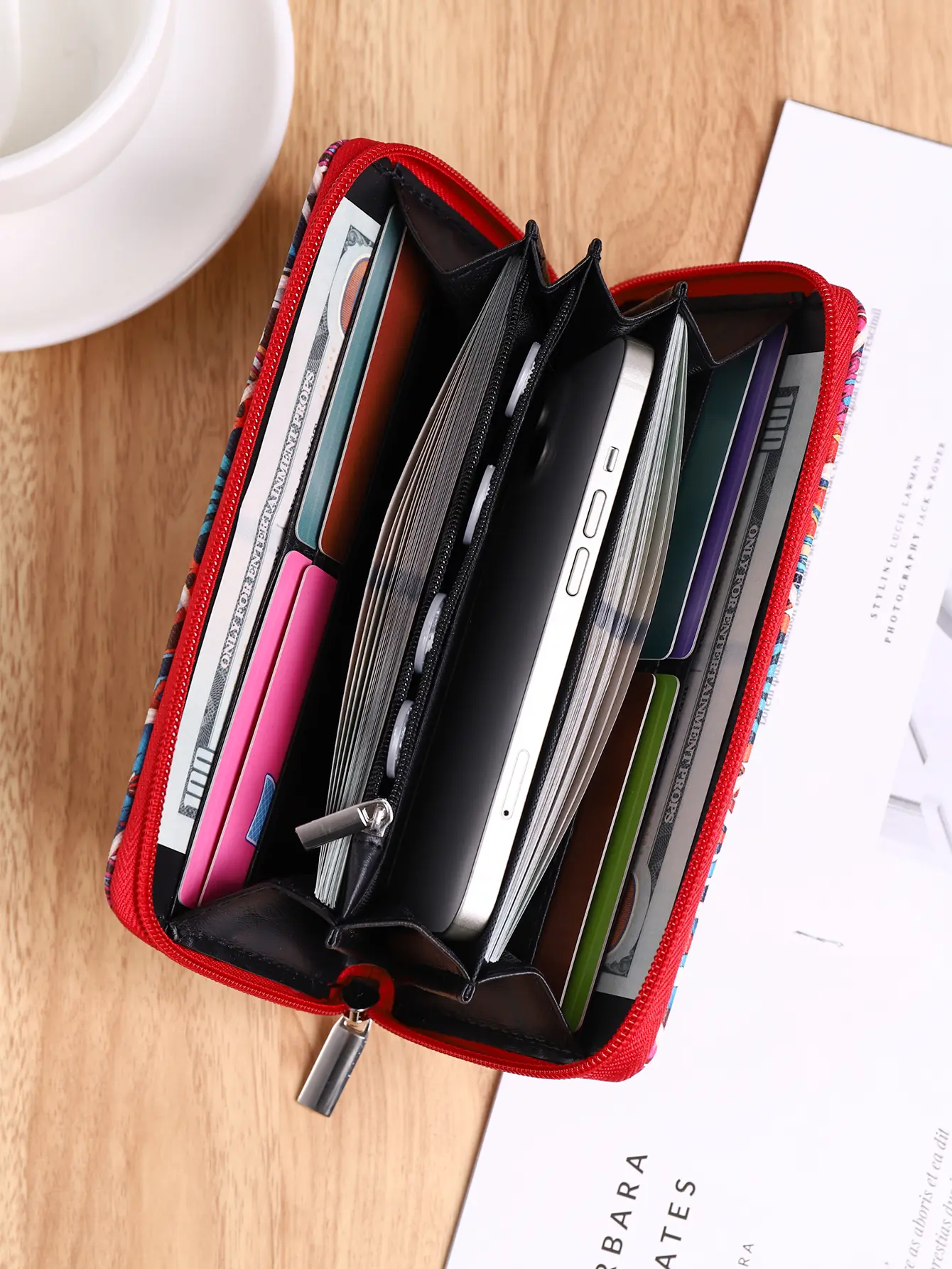 The new creative high-quality wallet, large capacity, portable, trendy long bag, multi-functional personality coin purse