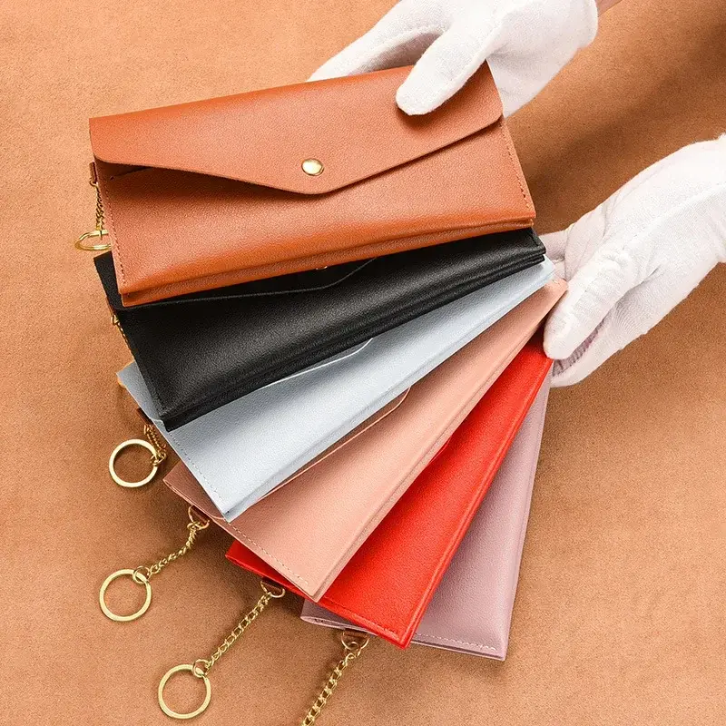 Portable Ins Phone Bags Rectangle PU Leather Phone Bag Birthday Gifts Card Holder Women Wallets Coin Purse Purse Wallets