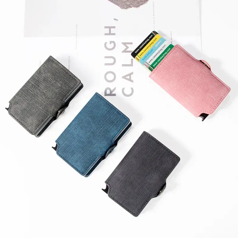 Rfid Blocking Women Wallets Slim Card Holder Vintage Short Wallet Hasp Ladies Girl Cardholder Case for Women Carteras Para Mujer