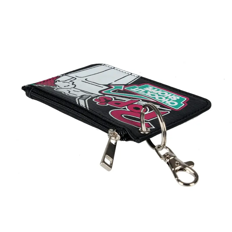 Women's PU Zip Id Case Wallet Men's Ultra-Slim Minimalist Front Pocket Purse Card Holder 4808