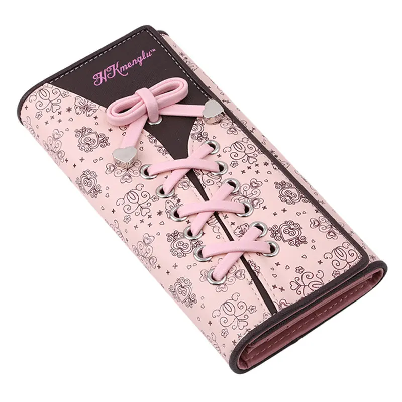 Long Wallet For Girl Multi-functional PU Wallets Women Coin Purse Card Holders Clutch Female Practical Wallets Purses For Gift