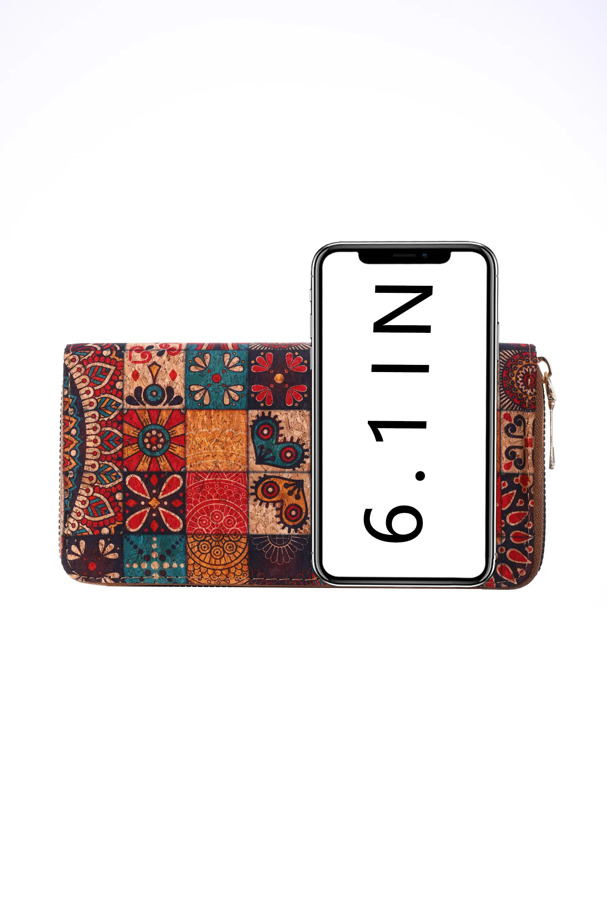 Cross-border PU long wood grain large-capacity multi-card slot personality literary retro wood grain women's wallet