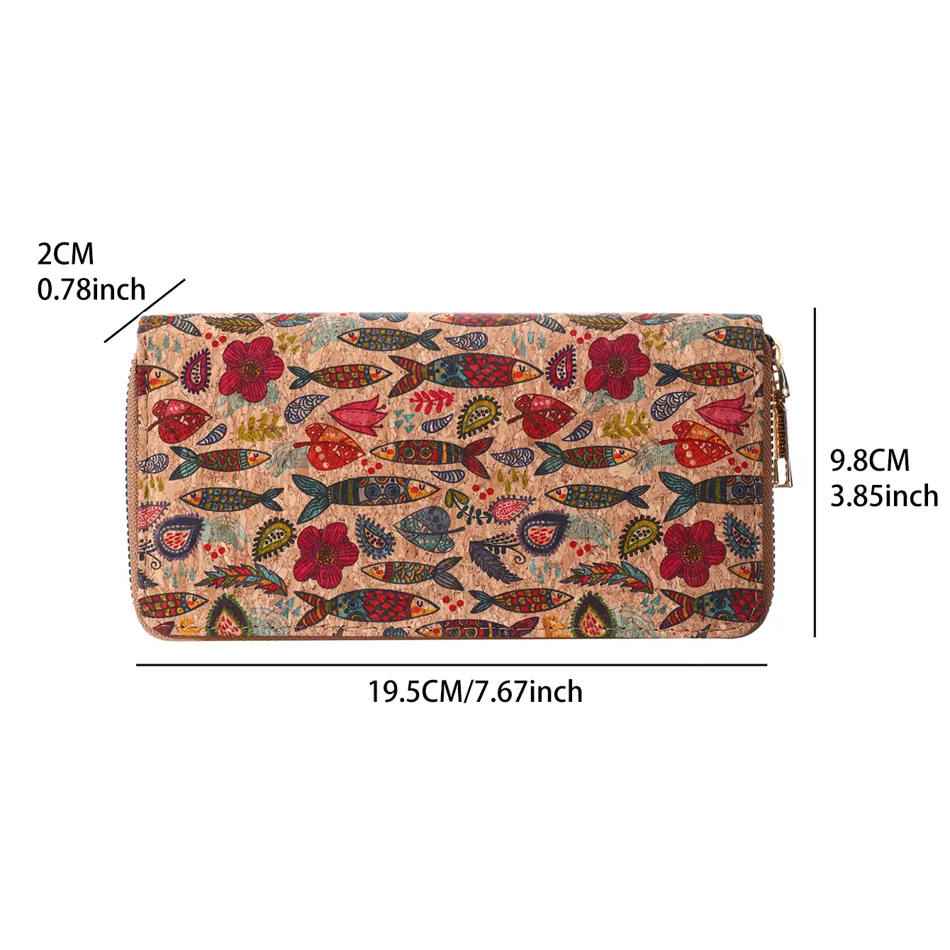 Cross-border PU long wood grain large-capacity multi-card slot personality literary retro wood grain women's wallet
