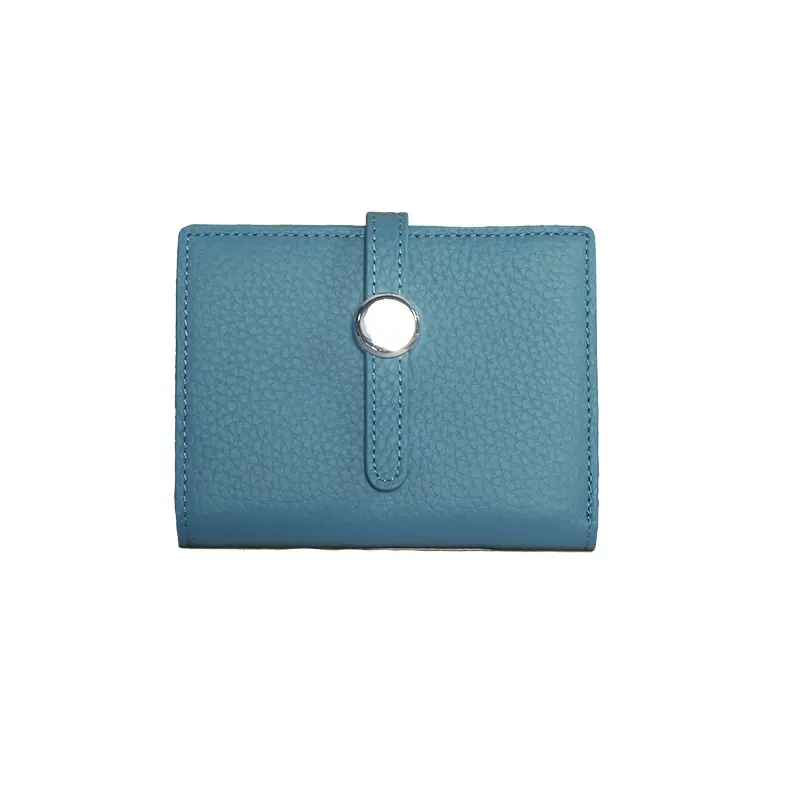 100% Cow Genuine Leather Womens Wallets and Fashion Small money bag luxury wallet design coin Purses Simple wallet card holder