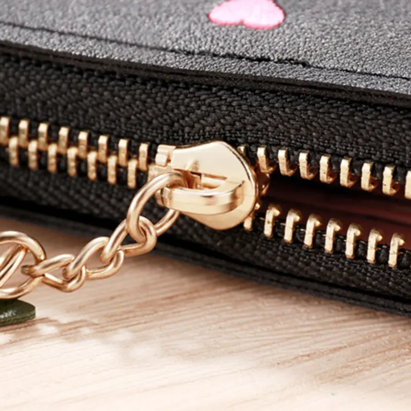 1PC Wallet Women Ladies Mini Tassel Wallets Cute Short Zipper Lovely Pu Leather Coin Purse Female Hand Wallet
