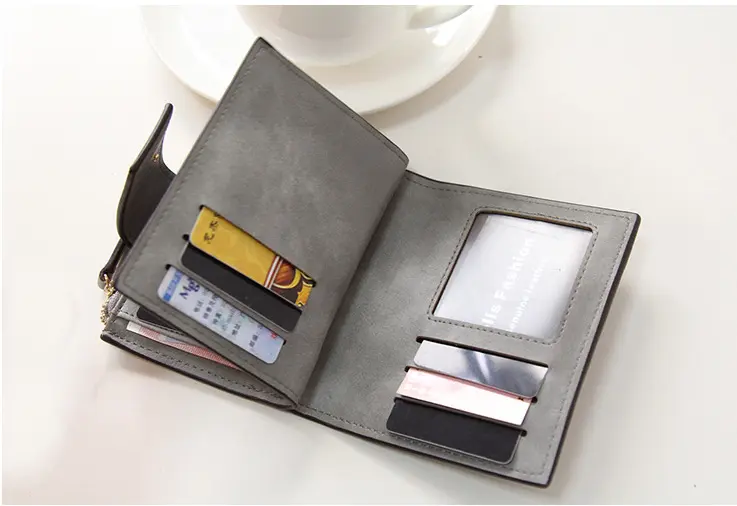 2019 Designer Famous Brand Luxury Women Wallet Purse Female Small Walet Portomonee Lady Short carteras