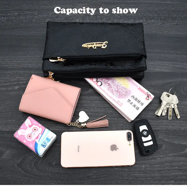 women's wallet Four zipper long clutch bag 3D knurling Retro leather Purse sac femme portfel damski wristlet kadın phone wallet