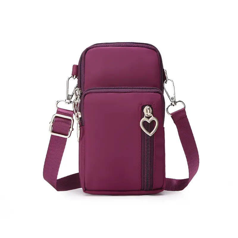 New mobile phone bag Women's cross-body bag Korean version Mini small bag Put mobile phone bag hang neck pocket pocket in summe