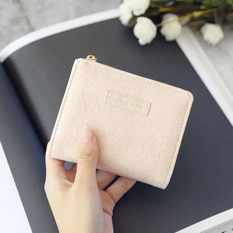 Retro Buckle Crop Wallet Female Fashion Ladies Multifunction ID Holder High Quality Zipper Card Holders Wallet Coin Purse