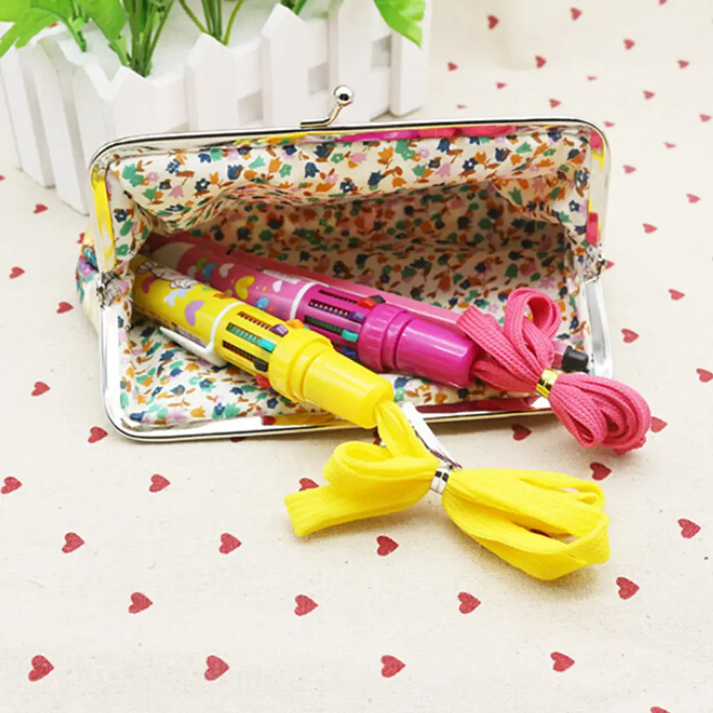 New Women's Coin Purse Cotton Embroidery Flower Handbag Hasp Pouch Wallet Money Bag Carteira кошелек женский bolsa feminina