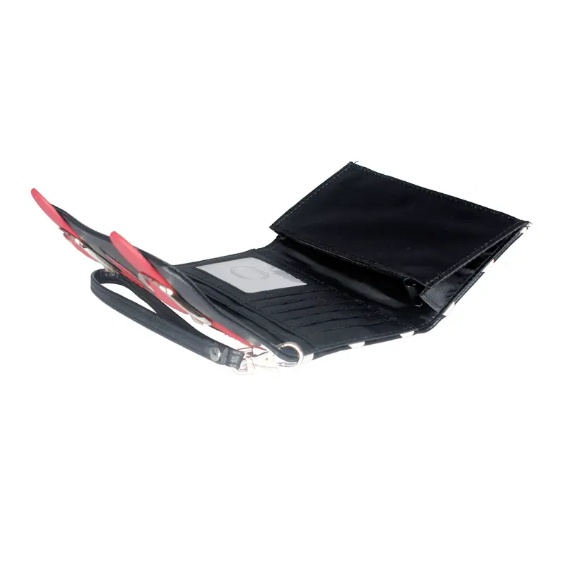Buckle Decor Long Wallet, Women's Fashion Wallet With Multiple Card Slots & Id Window