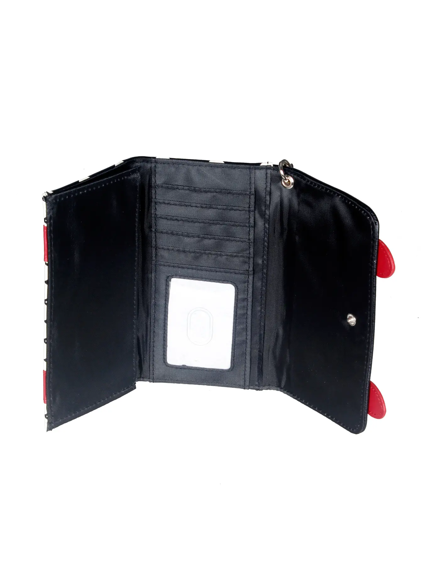 Buckle Decor Long Wallet, Women's Fashion Wallet With Multiple Card Slots & Id Window