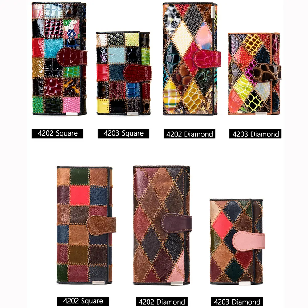 WESTAL Clutch Bag Women's Leather Wallets Vintage Coin Wallet Women Purse for Phone Female Purses Wallets for Women Cards 4203