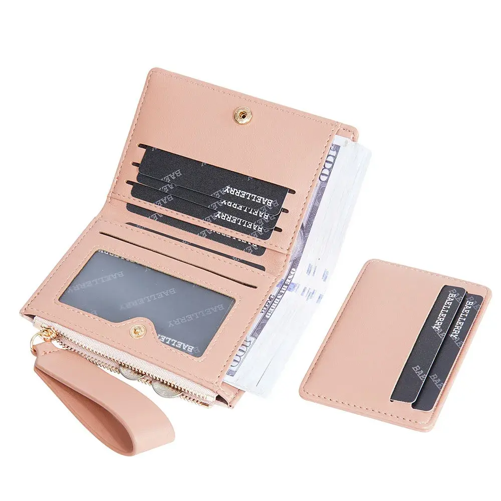 2024 New Short Women Wallet Kpop Cute Small Women Wallet High Quality PU Leather Slim Simple Female Multi-card Bit Purse Holders