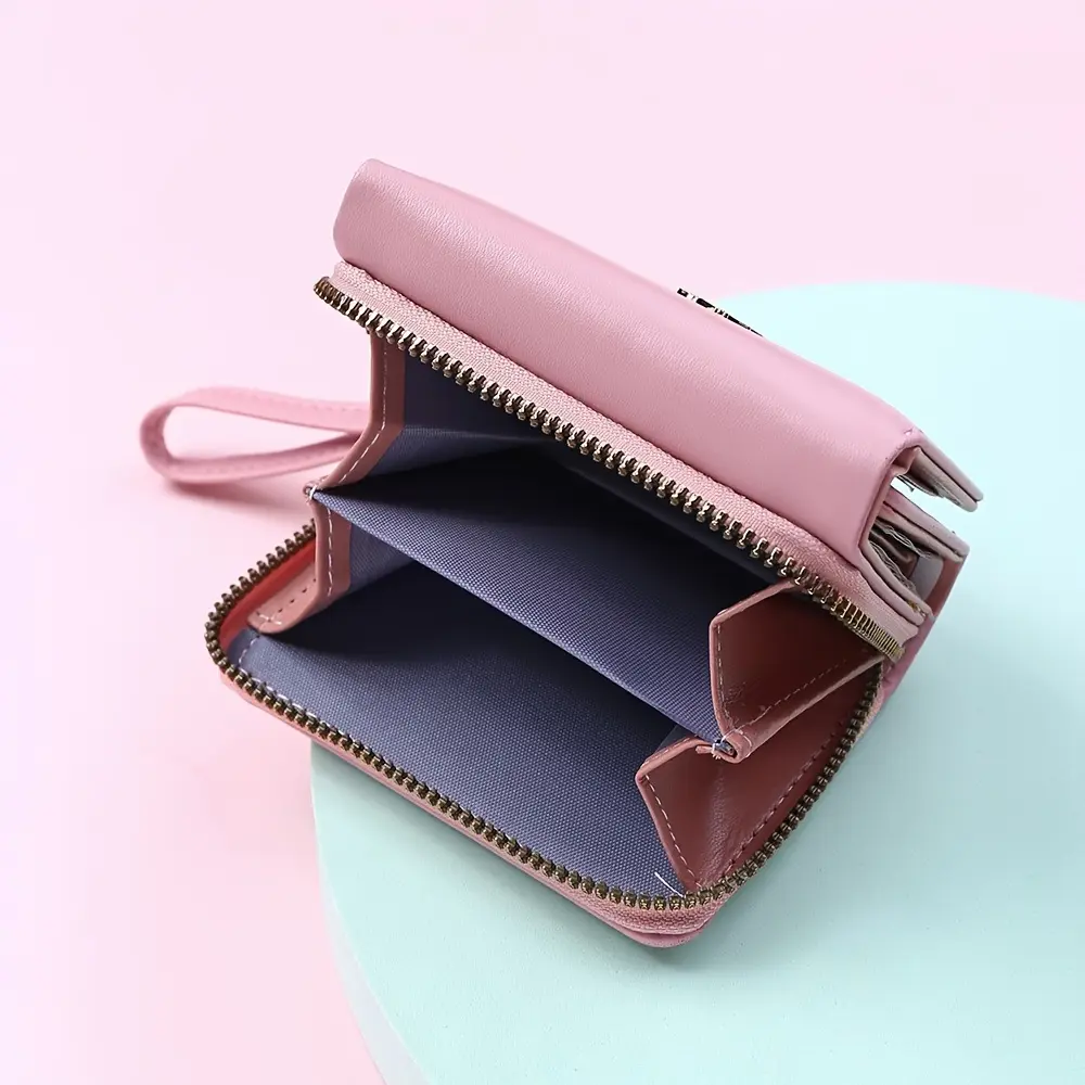 Four Seasons Available Women's Fashion Wallet Multiple compartments Credit Card Coin Storage Student Leisure bag